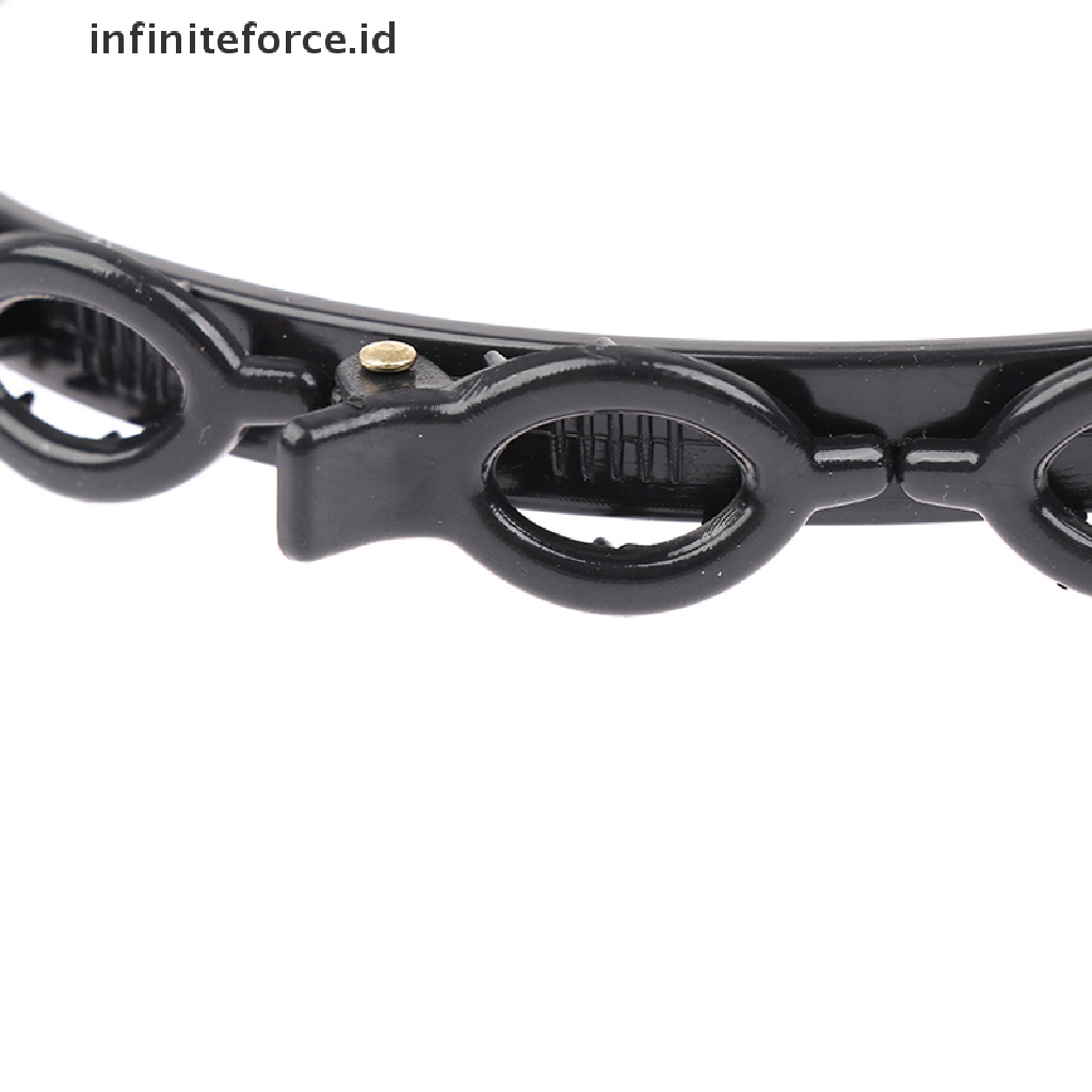 Infiniteforce.id Klip Jepit Rambut Wanita Warna Hitam