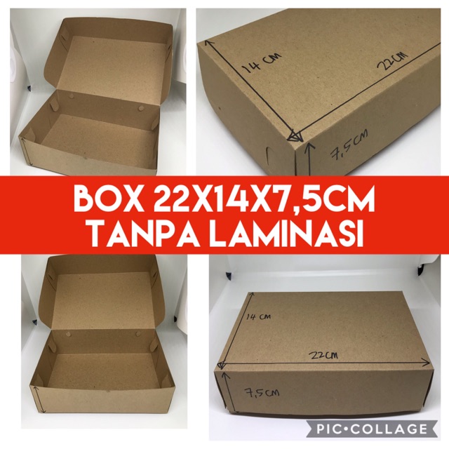 Box uk 22x14x7,5cm (Tanpa Laminasi) B21