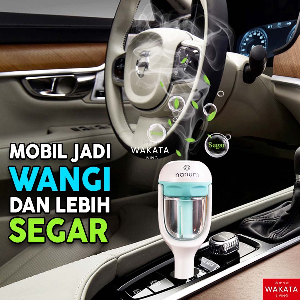 [100% ORI] Paket Pengharum Mobil Aromatherapy Nanum Humidifier Pewangi Car Diffuser Mobil - Parfum Mobil Aromatherapy Humidifier Nanum Difuser Mobil