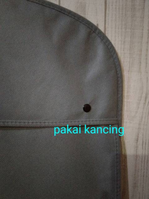 New model !!! Cover jas baju / cover gantungan baju jas / cover pelindung baju jas Bahan tebal