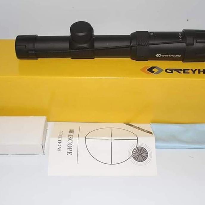 TELESKOP / TELESCOPE GREYHOUND 1 - 5 X 24 TIPE BUNTUNG
