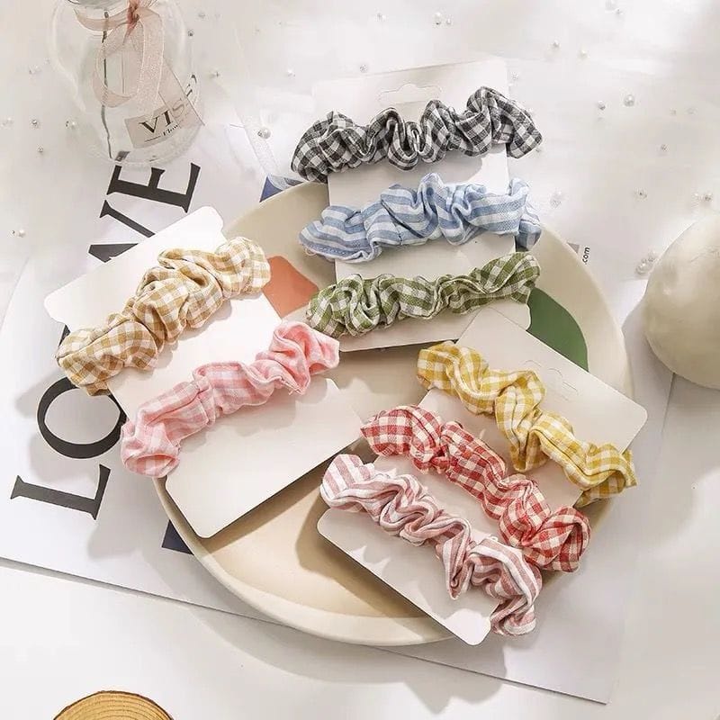 IKAT RAMBUT SCRUNCHIE WANITA ELEGAN HIGH QUALITY TEBAL ELASTIS ORIGINAL IMPORT