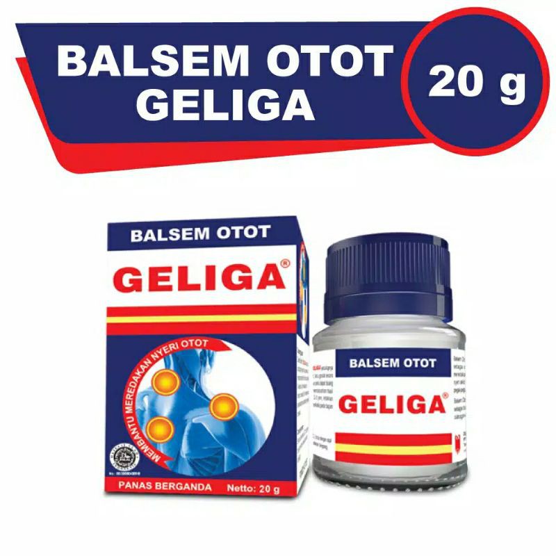 Balsem Otot GELIGA isi 10 g dan 20 g