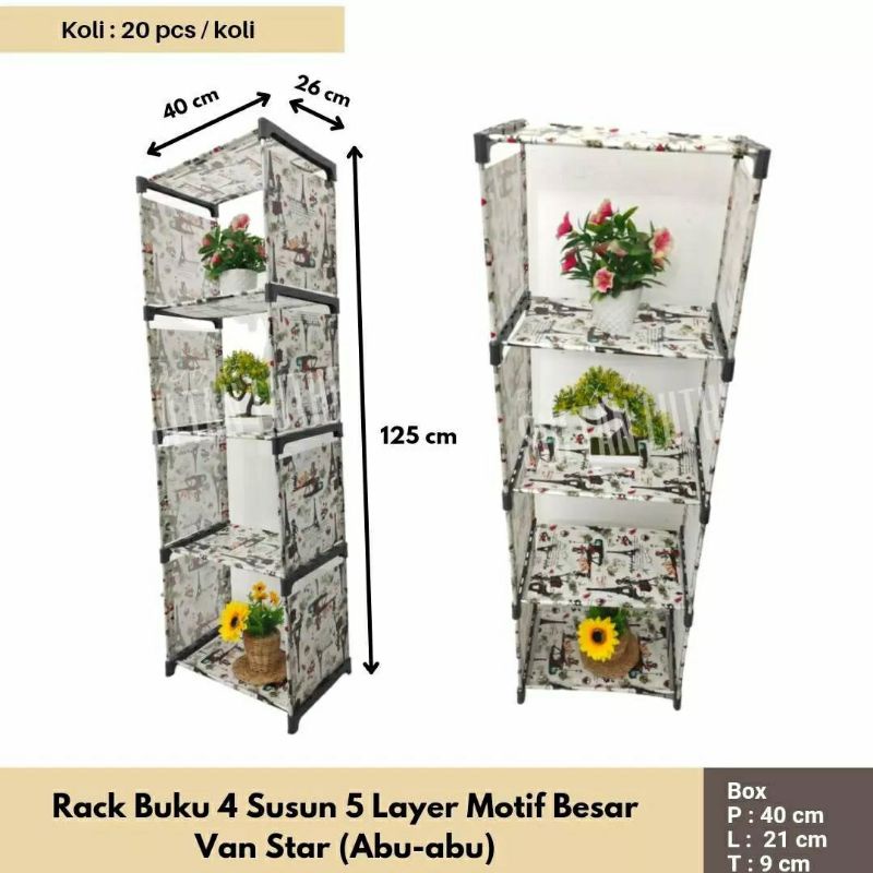 RAK BUKU/ RAK BUKU MURAH/ RAK BUKU / RAK BUKU PORTABLE/ RAK SUDUT/ RAK SERBAGUNA