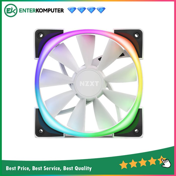 NZXT Aer RGB 2 White Edition Single Pack 120mm