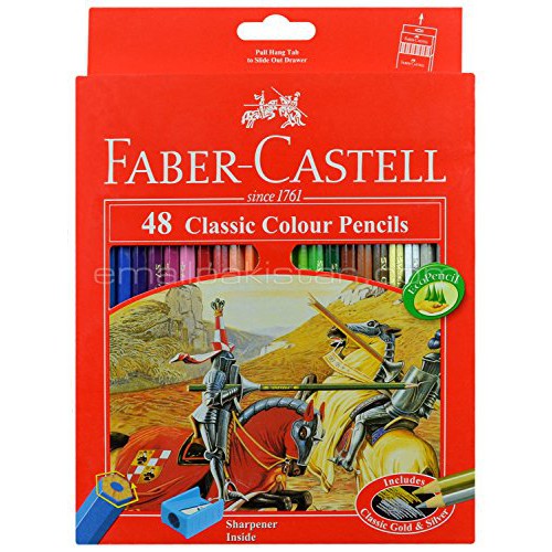 

Faber Castell Classic Pensil Warna isi 24 / 48