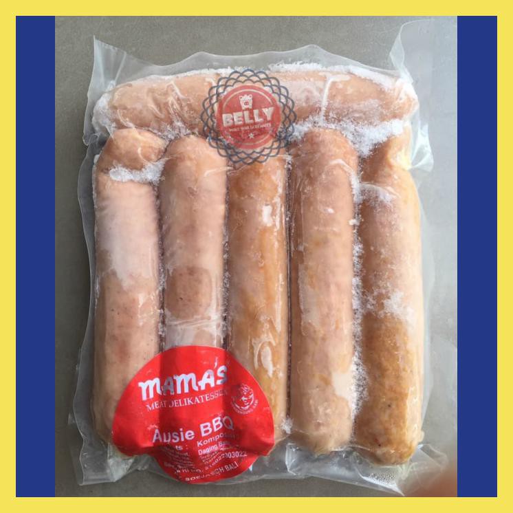 

AUSSIE BARBEQUE SAUSAGE - SOSIS BABI MAMA'S (PORK SAUSAGE-FROZEN FOOD)