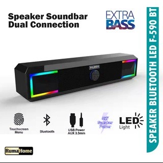 COD SPEAKER BLUETOOTH X-BASS FLECO F-590BT / SPEAKER DIGITAL SOUND BAR FLECO F-590BT / SPEAKER KOMPUTER/HP/LAPTOP FLECO F-590BT