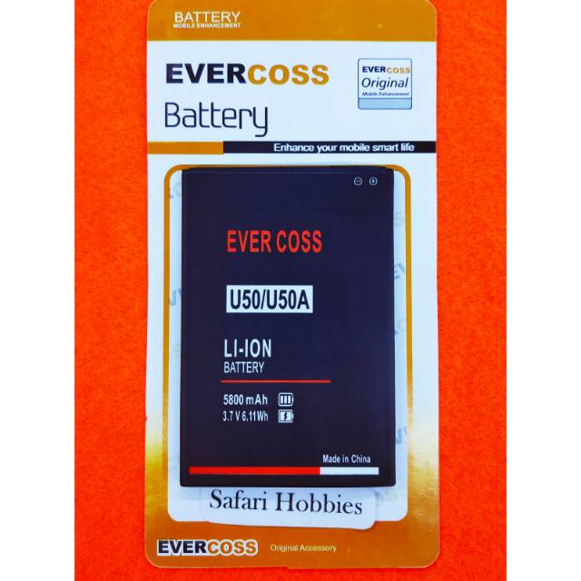 Baterai Evercoss U50 / U50A / A75 Max