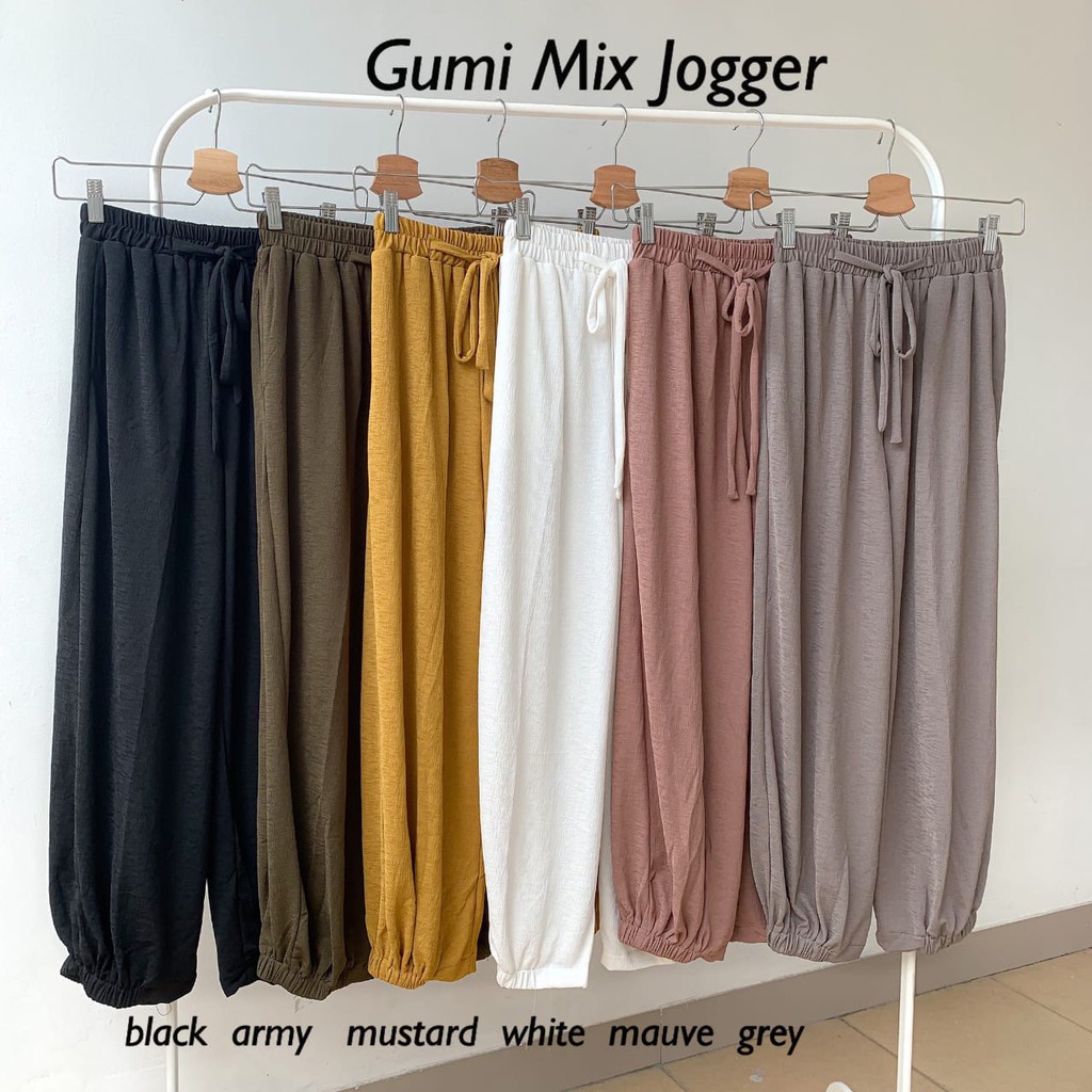 GUMI MIX JOGGER / JOGGER WANITA / CELANA PANJANG JOGER