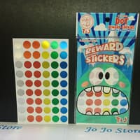 

TERBARU Label tom and jerry bentuk Bulat 1 pack isi270 sticker