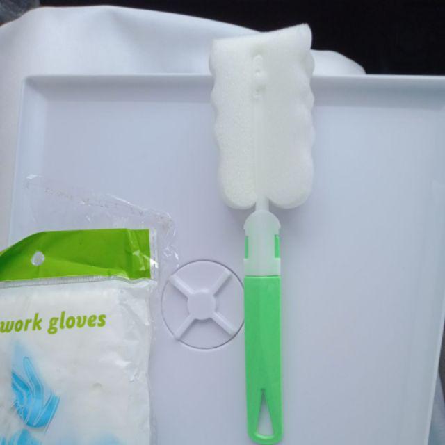 New Glass Sponge Cleaner / Alat Spon Sikat Spons Pembersih Botol Dot