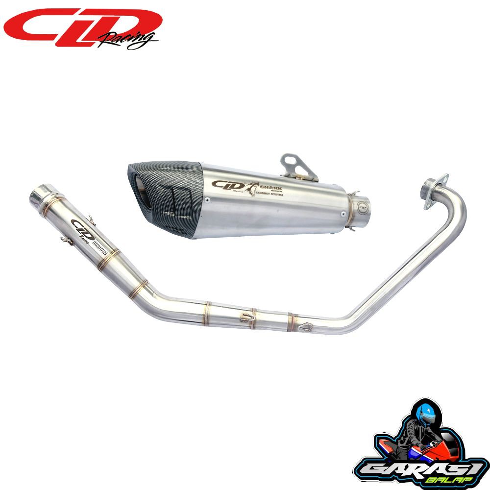 KNALPOT CLD YAMAHA R15 DAN MT15 SHARK SERIES