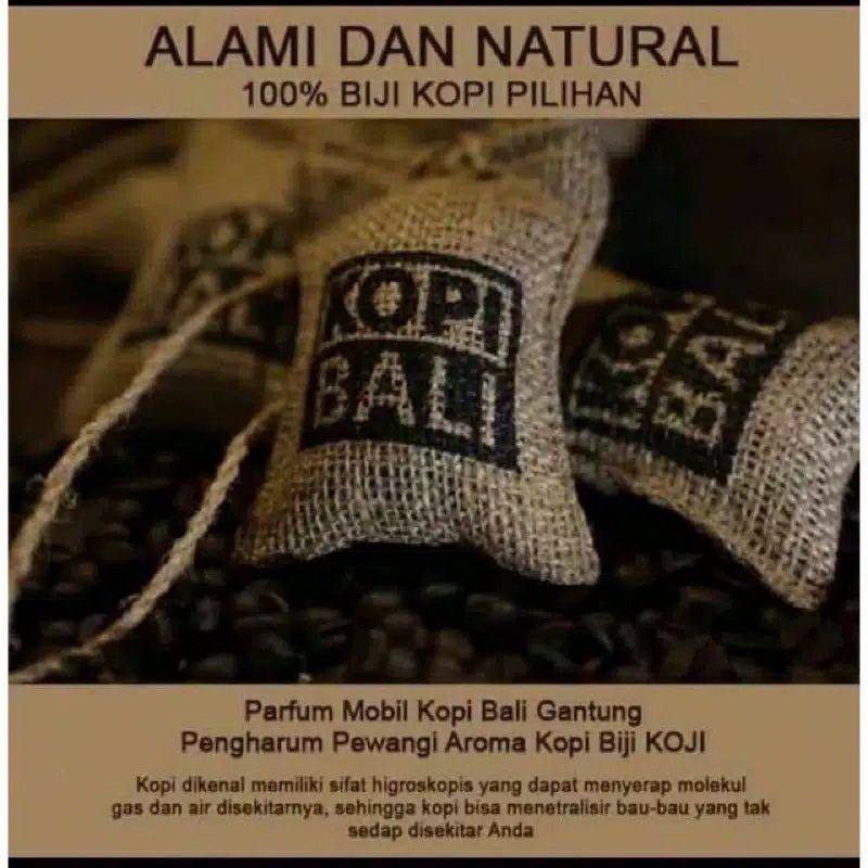 KOPI bali pengharum mobil / pengharum ruangan