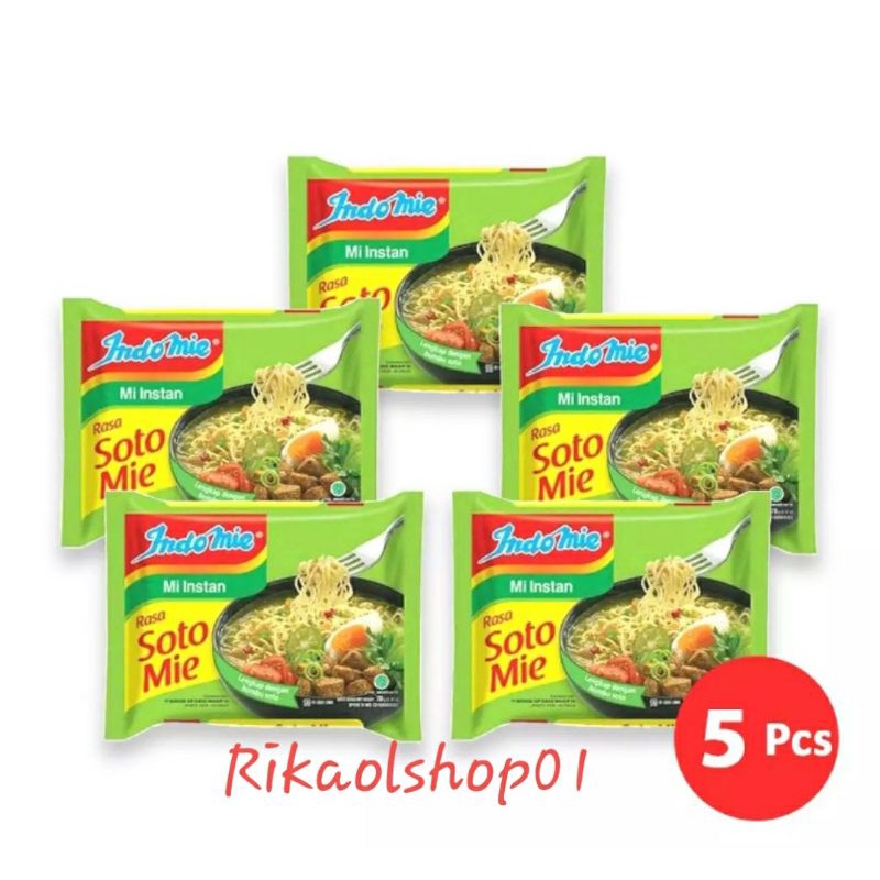 

indomie rasa soto isi 5 pcs x 70gr