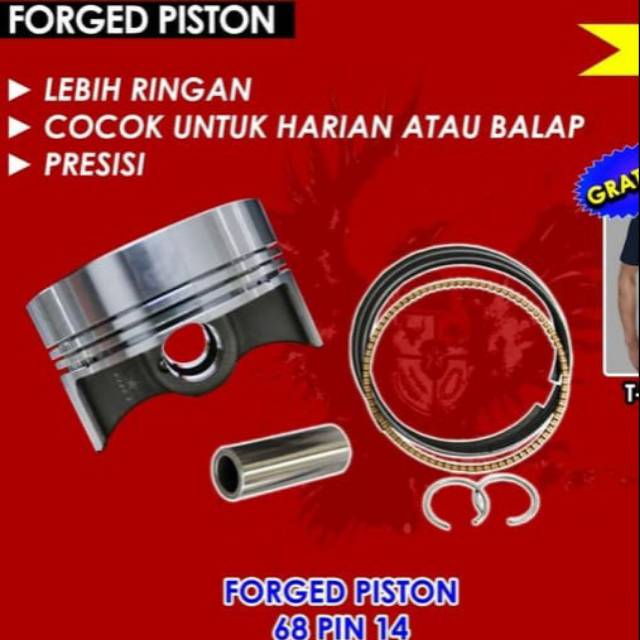 PISTON FORGING BRT 68 PIN 14