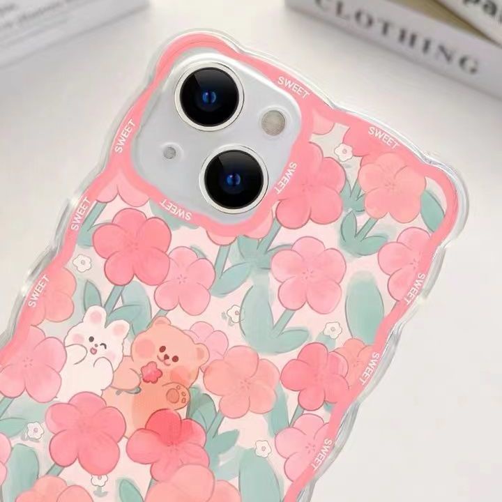 Soft Case Hp Gambar Kartun Kelinci Untuk Iphone 13pro / Max / 12 / 11 / XS / XR / X / 8 / 7 / 6 / 6s / Plus / Se202020