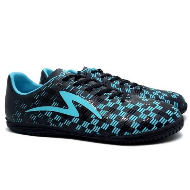 Sepatu Futsal Specs Equator IN - Black/Scuba Blue