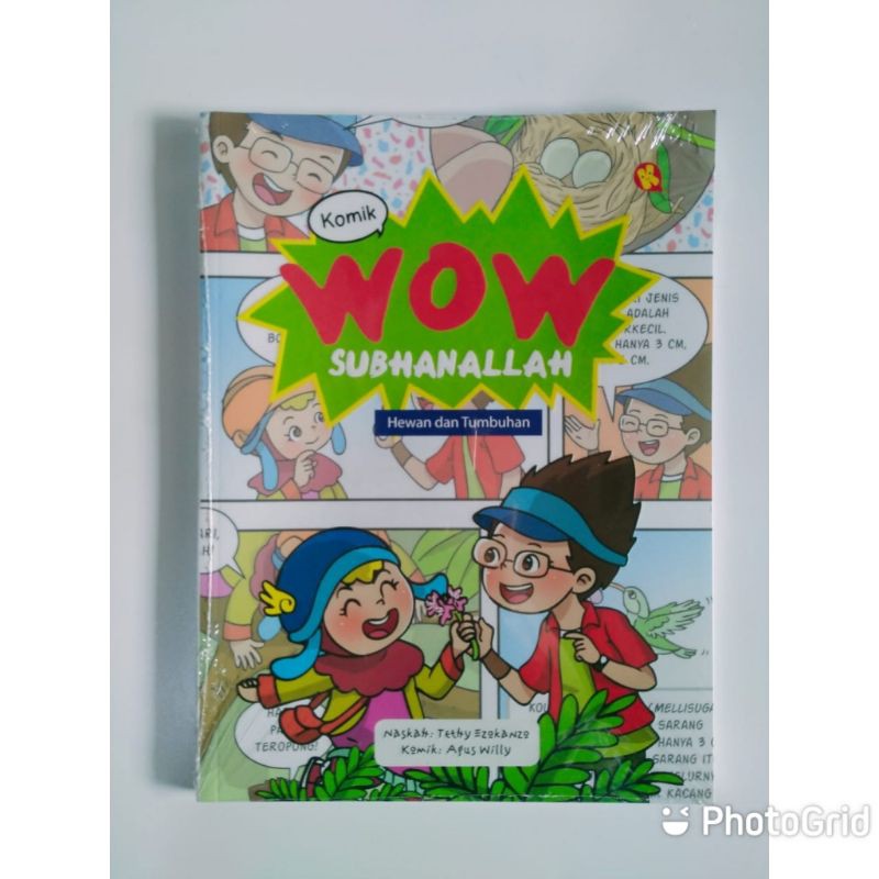 Komik Anak Islami Wow Subhanallah Hewan dan Tumbuhan