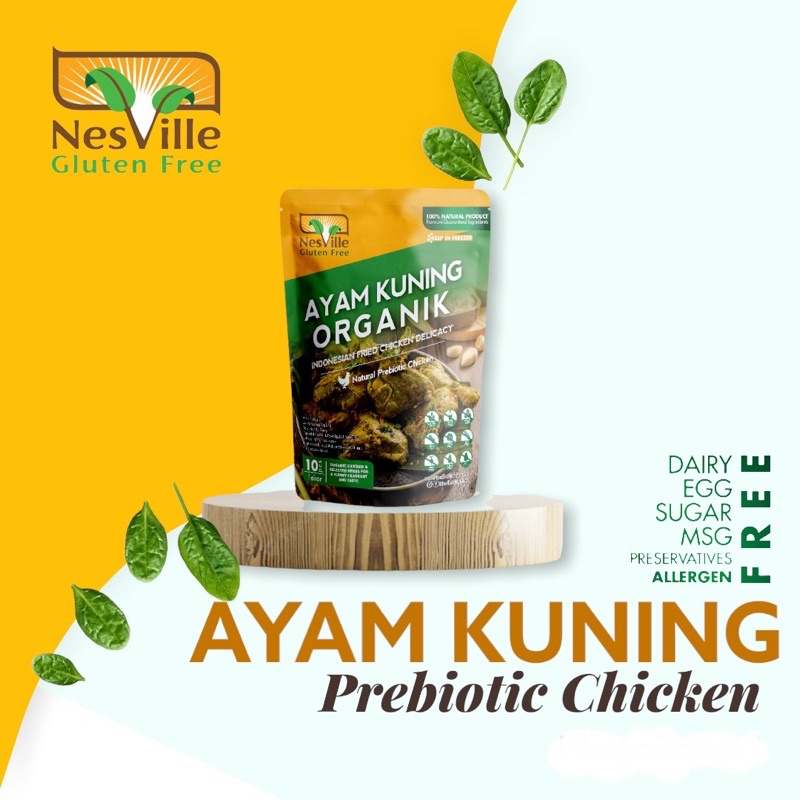 

Nesville Ayam Kuning Organik Gluten Free | Non GMO | Sehat Mpasi Balita | Bebas Gluten / GF CF