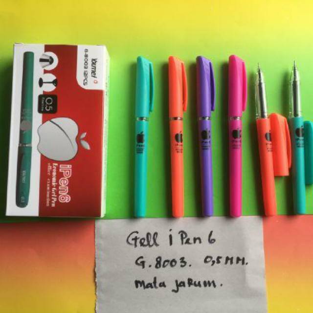 

12 psc pulpen ipen X gel ink 0.38mm