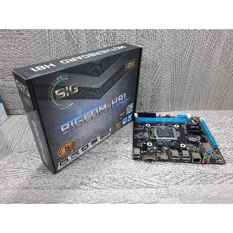 Termurah H81 BIGCOM Motherboard ( Lga 1150 ) Support Proc Generasi 4