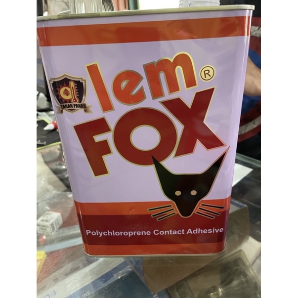 

Lem FOX kuning HPL Merah Galon 2,5 Kg
