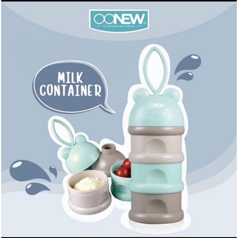 OONEW 3-layer  Silicone Powder Milk Container