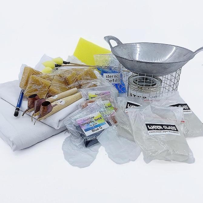 

Paket alat membatik super komplet Alat dan bahan batik siap pakai