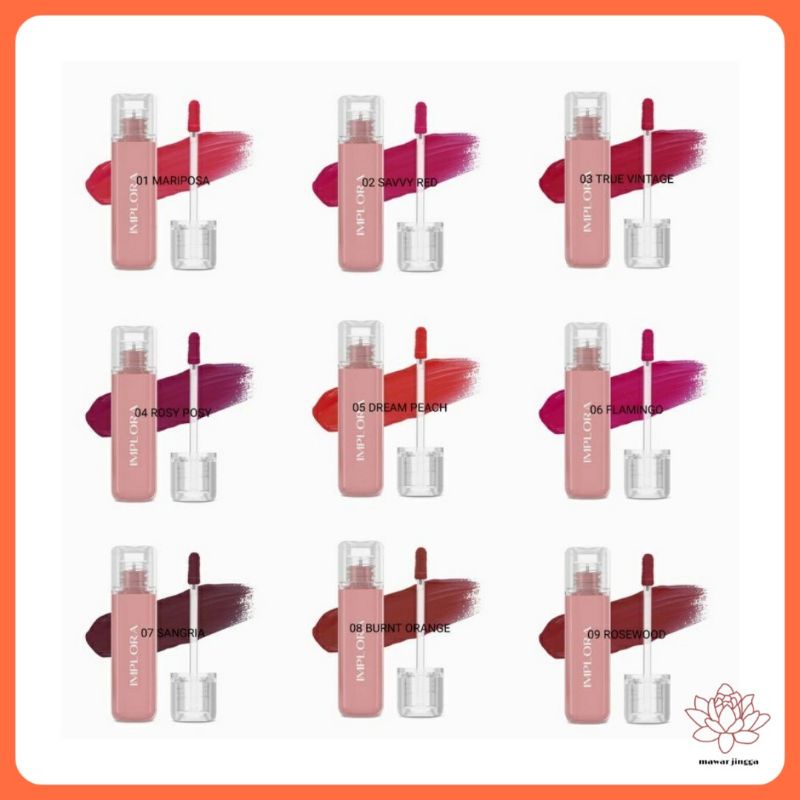 Implora jelly tint 5 ml original bpom