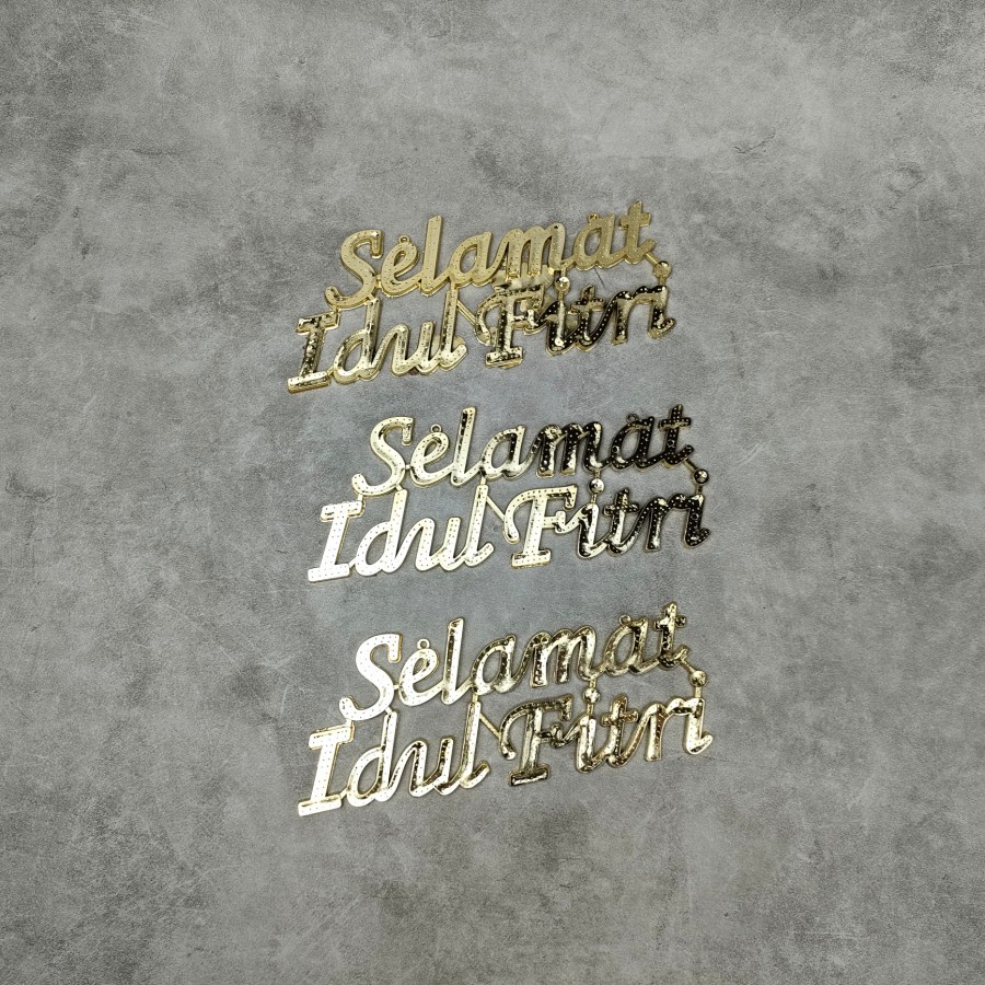 

PLAT SELAMAT IDUL FITRI MEDIUM 13 CM ISI 3 PCS / PLIF13