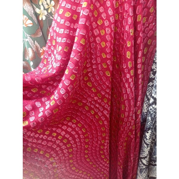 KAIN/BAHAN URAGIRI GARMEN/BRASSO HARGA PER 0.5 MTR