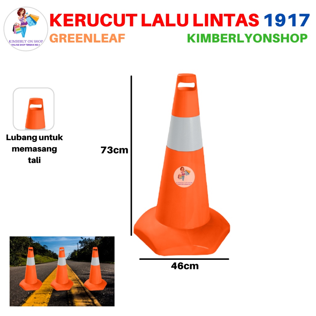 Safety Traffic Cone / Kerucut Lalu Lintas 1917 Green Leaf