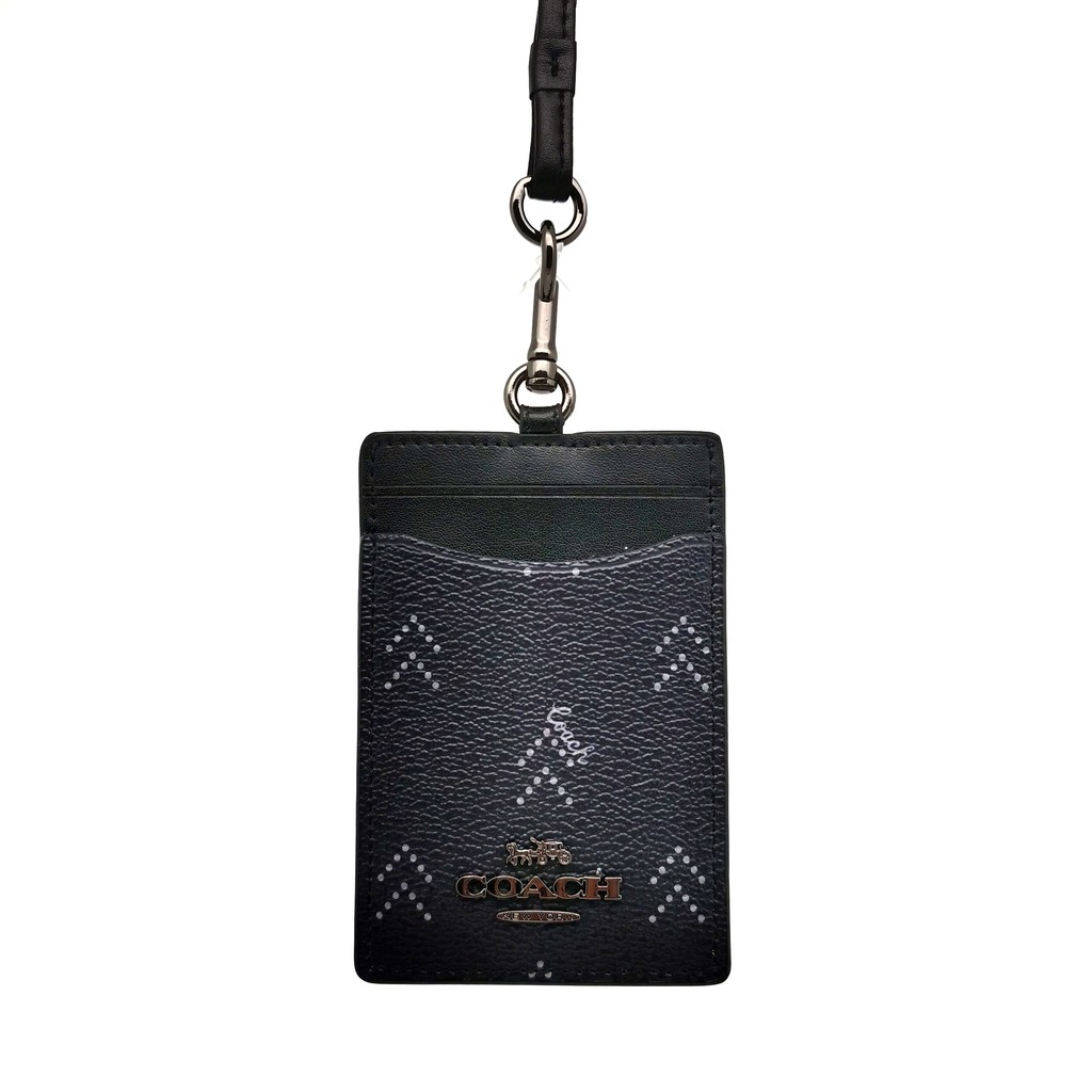 

Coach Metal Logo Card Holder Id Lanyard Style