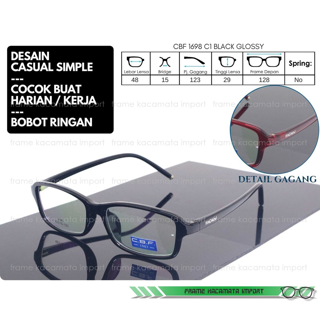 Kacamata Minus Wanita Frame Anak Model Kecil