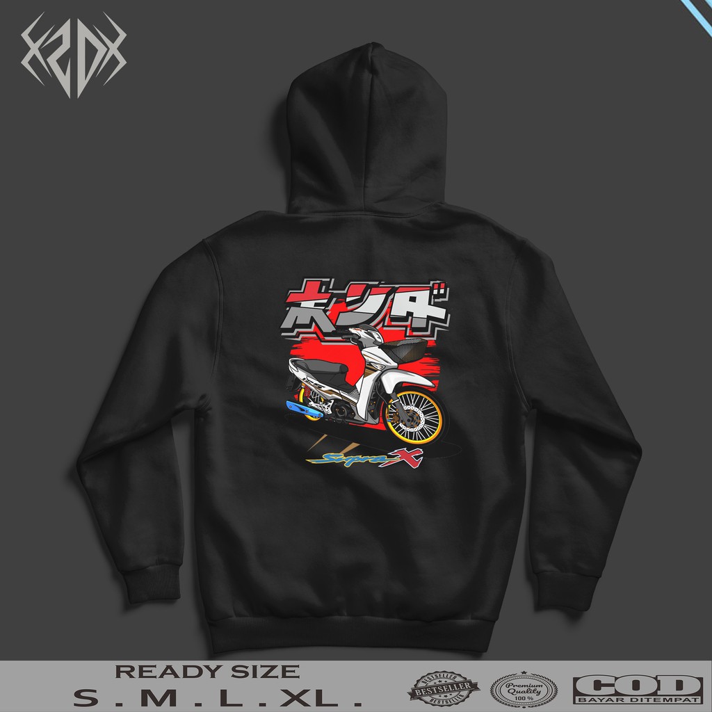 HOODIE HONDA SUPRA X JAPANESE SERIES 020 / JAKET PRIA / HOODIE PRIA / JAKET KEKINIAN