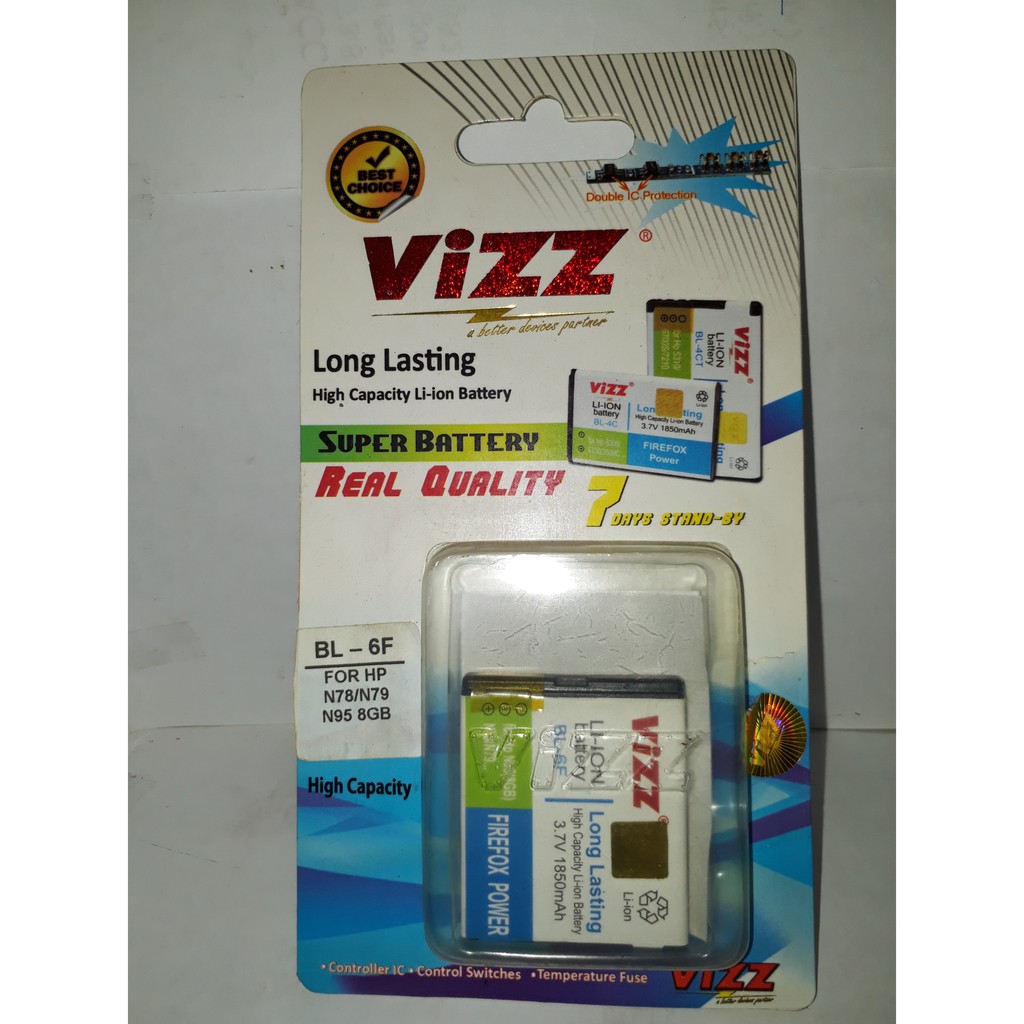 BATERAI NOKIA 6F DOUBLE POWER VIZZ