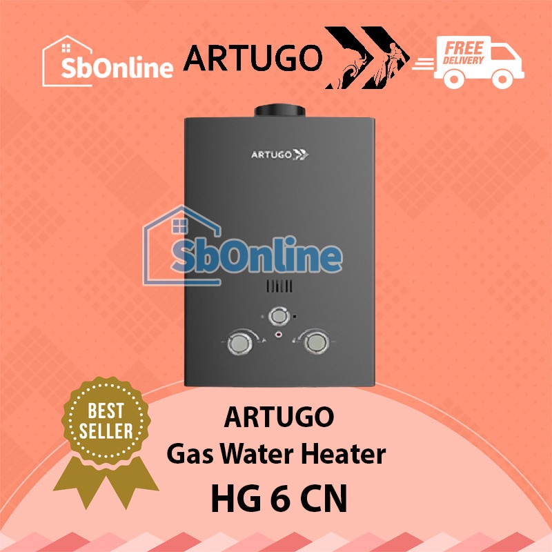 ARTUGO Gas Water Heater 6 Liter - HG 6 CN