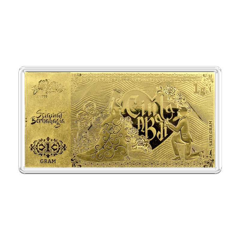 IDN Bulion Cinta Abadi Keping Emas [1.0 g - 99.9% Gold]