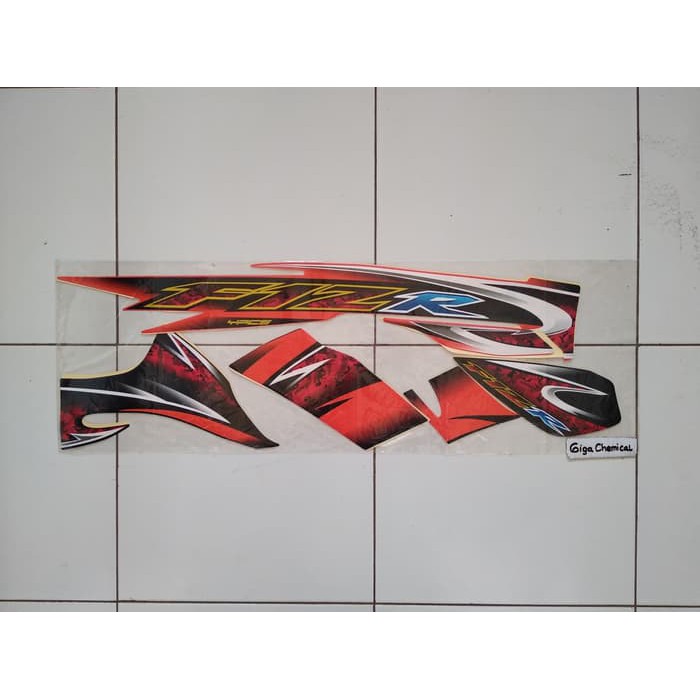 Striping Sticker Lis Fiz R 2004 2005 Hitam Orange