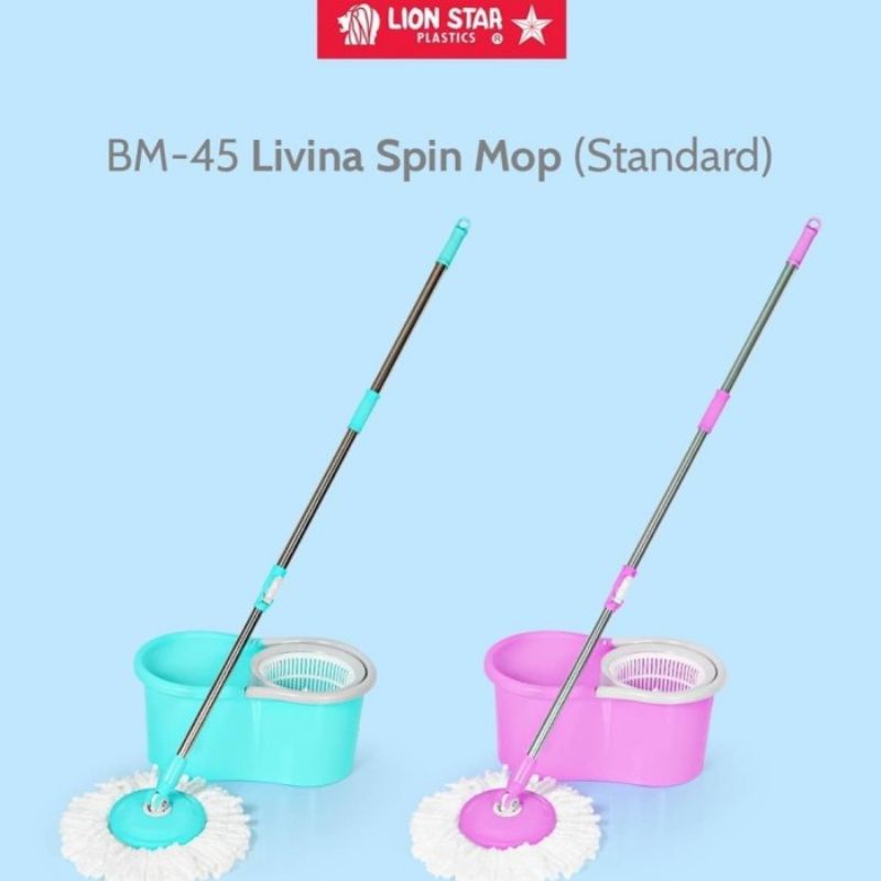 Livina spin mop Lionstar standart alat pel putar pel spin mop