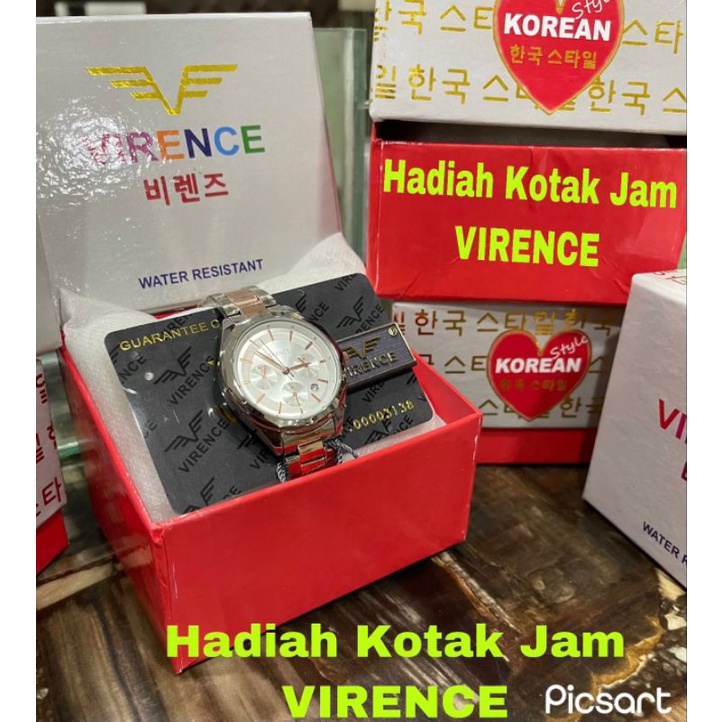 Jam Tangan Wanita Virence Original V3003 Tahan Air Tanggal Aktif Garansi 1 Tahun Gratis Ongkir Cod