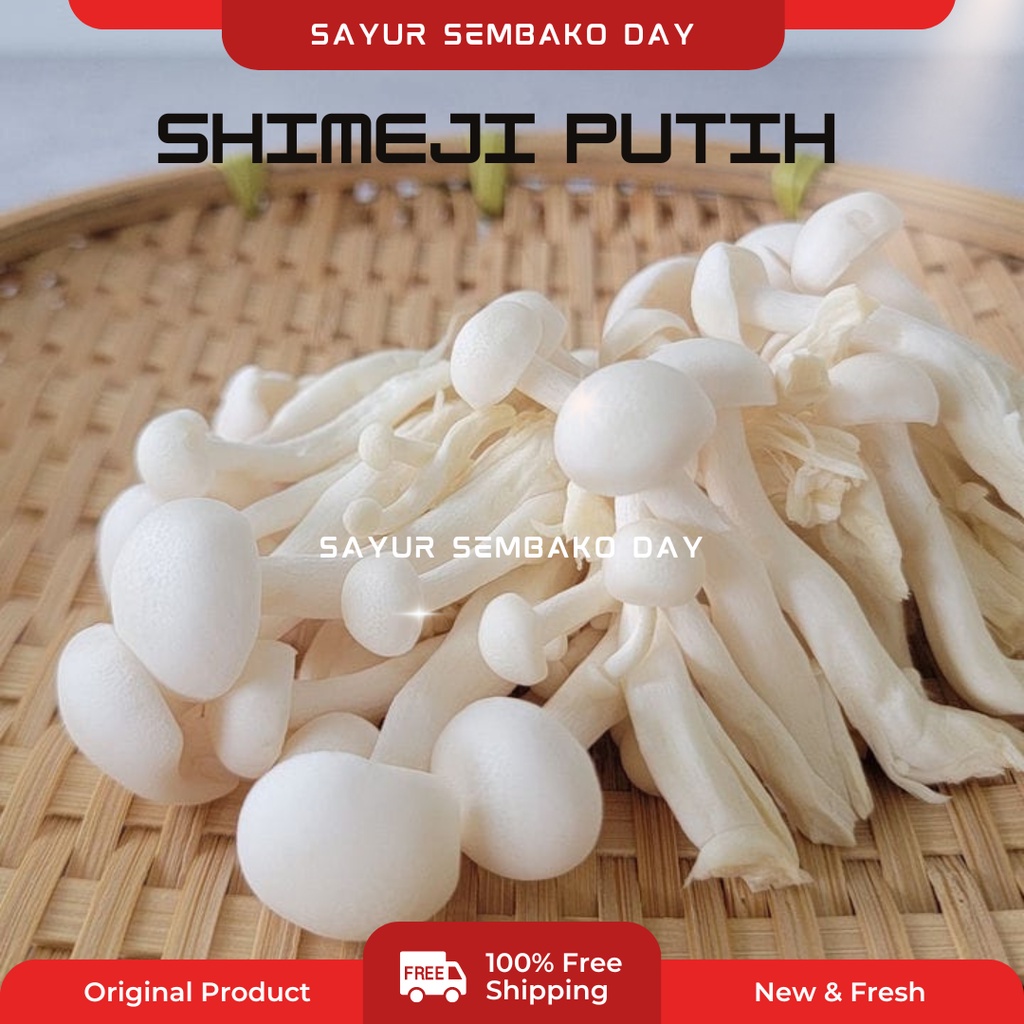 

Jamur Shimeji Putih Segar Mentah / Mushroom