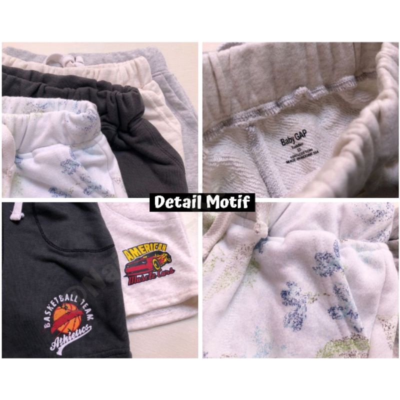 Celana Pendek Anak Brand (Hotpant) Motif  Sz 1  2 3 4 5 Th cmt
