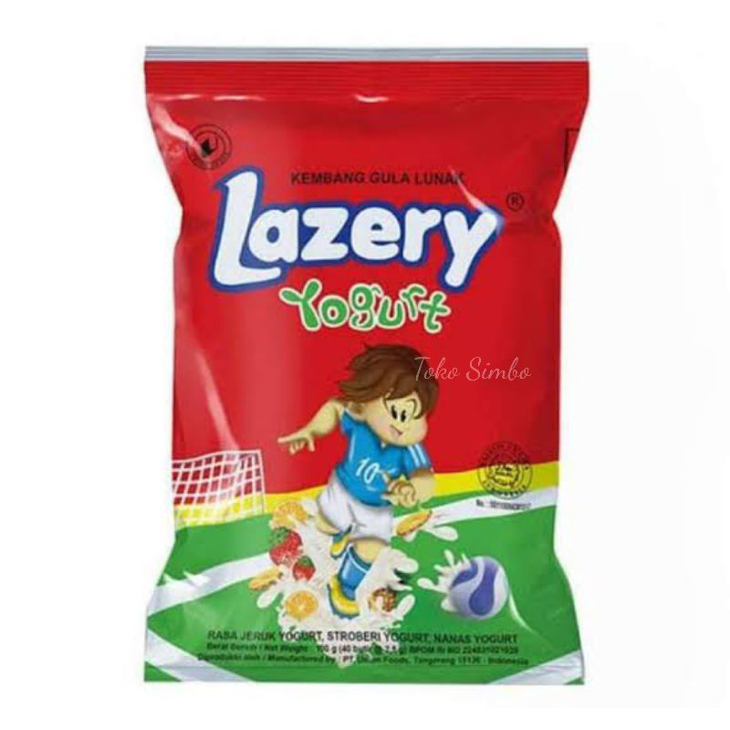 

Lazery permen lunak rasa yogurt sugus 100gram 40butir