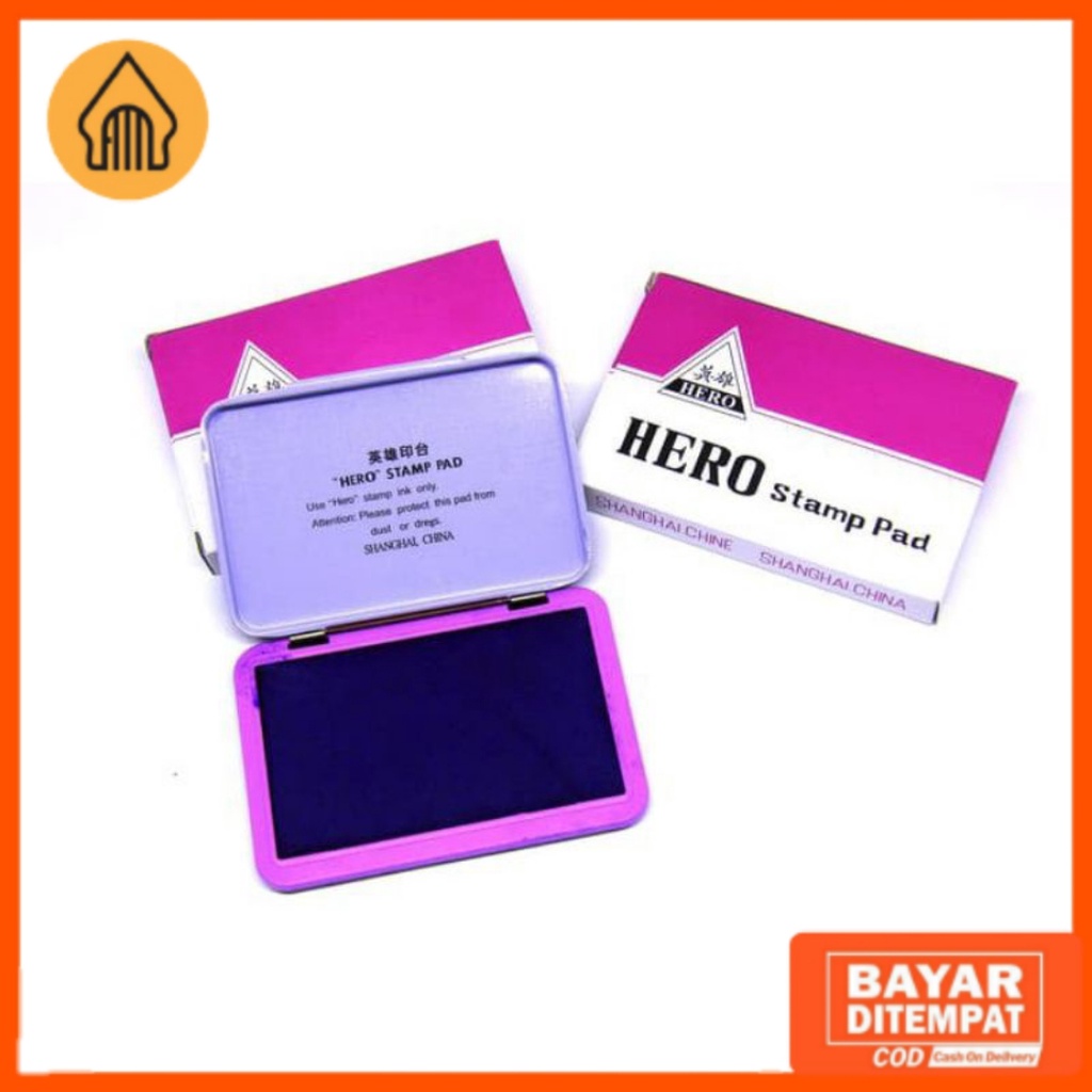 

Bak stampel Hero Joyko besar isi tinta dan polos