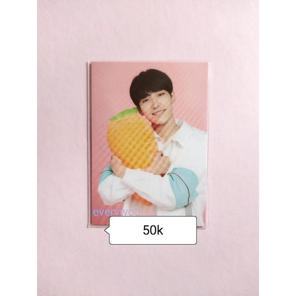 TRADING CARD OFFICIAL IDEAL CUT WORTEL WONWOO SEVENTEEN