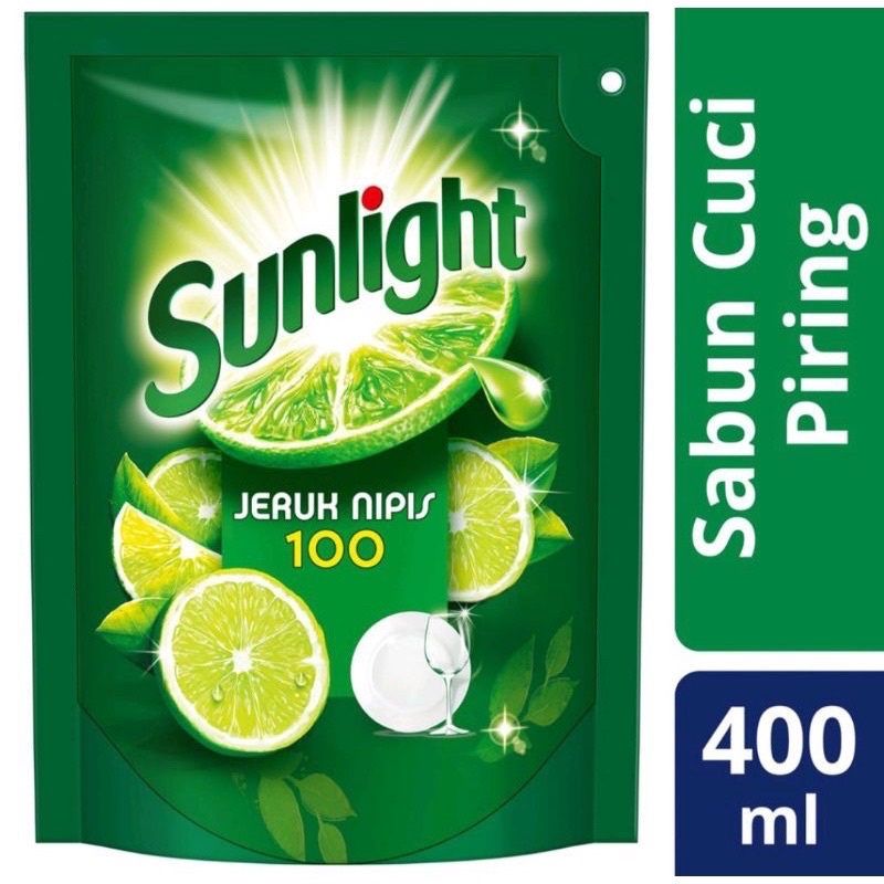 Sunlight Jeruk Nipis 400ml &amp; 210ml,ml | Sabun Pencuci Piring 400ml | Sunlight 105ml &amp; Sunlight 210ml