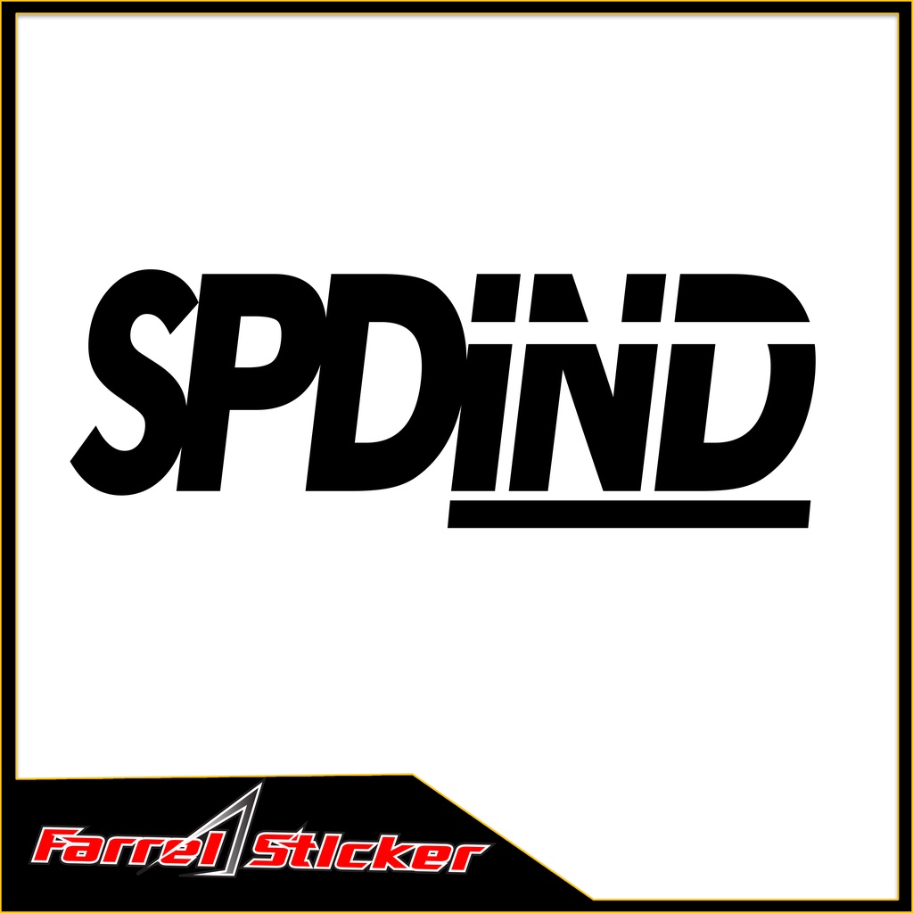 stiker speeding indonesia sticker SPDIND