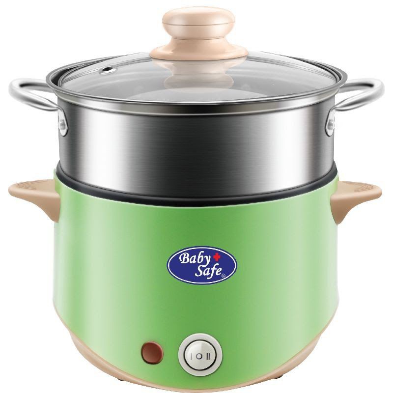 Baby safe multi function hot pot &amp; steamer LB011